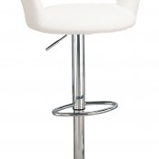 120347 Adjustable Bar Stool Set of 2 in White by Coaster