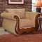 Light Brown Chenille Traditional Living Room Sofa w/Options