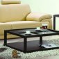 Wenge Finish Stylish Coffee/End Table With Removable Tray