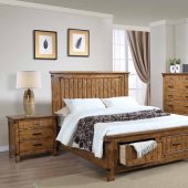 Brenner 205260 Bedroom in Rustic Honey by Coaster w/Options