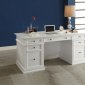 Daiki 92255 Office Desk in White by Acme