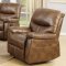 7283 Reclining Sofa in Weathered Brown Faux Leather w/Options