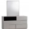 Modern Bedroom 8272-Grey Bed & Optional Bianca Casegoods