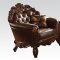 Vendome Sofa in Brown Leatherette 52001 by Acme w/Optional Items