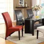 CM3578T Madison Dining 7Pc Set in Black w/Optional Chair Colors