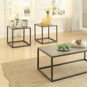 Gage 3559-31 Coffee Table 3Pc Set in Grey by Homelegance
