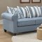 347710 Ivy Sofa Chaise in Light Blue Fabric by Chelsea