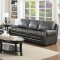 Matera Sofa & Loveseat Set in Grey Leather w/Options