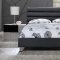 8284-Bianca Bedroom by Global w/Black Upholstered Bed & Options