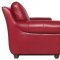 Weston Sofa & Loveseat Set in Red Full Leather w/Options
