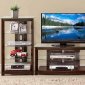 700321 3Pc Entertainment Wall Unit in Dark Brown by Coaster