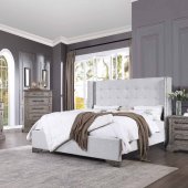 Artesia Bed 27700 in Tan Fabric & Natural by Acme