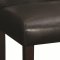 104225 Dining Chairs Set of 4 Dark Brown Leatherette by Coaster