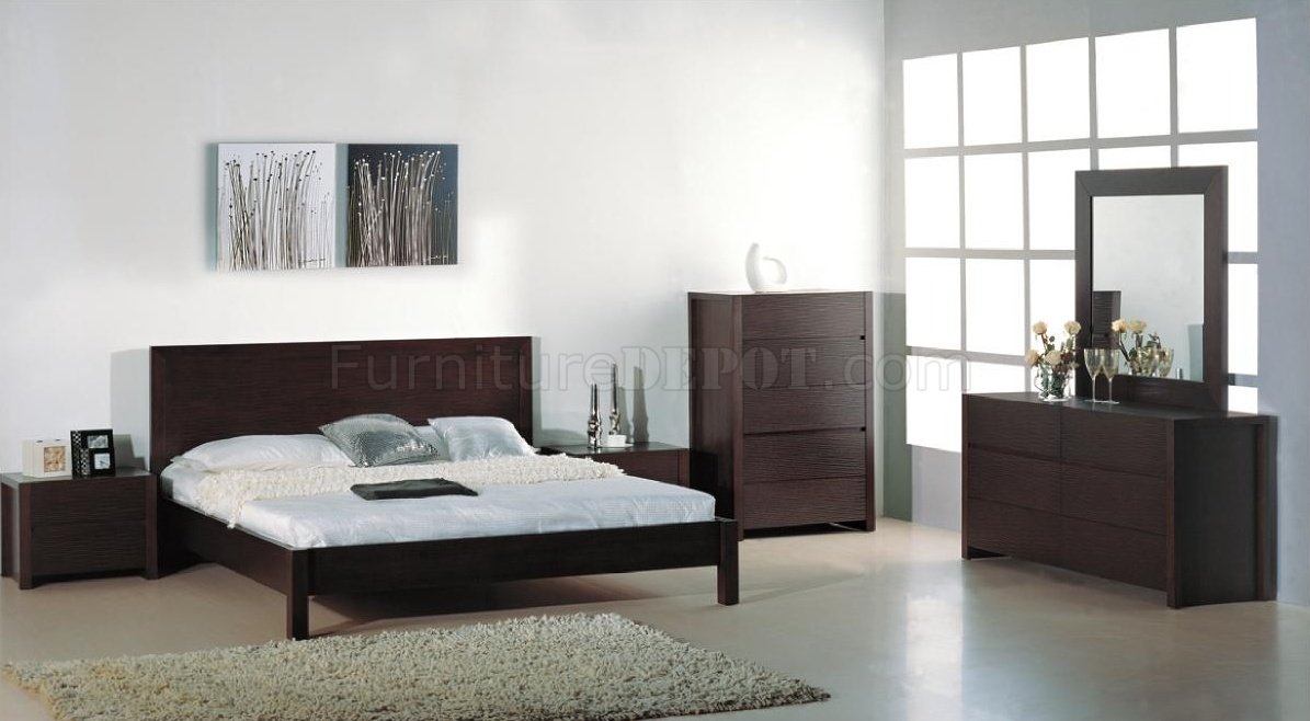 etch bedroombeverly hills furniture in wenge w/options