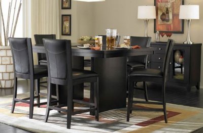 710-36SQ Counter Height Dining Table Espresso w/Options