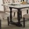Gerardo Marble Top Dining Table 60820 in Weathered Espresso