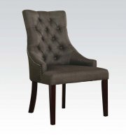 Drogo Accent Chair Set of 2 in Gray Fabric by Acme