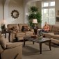 Light Brown Fabric Impulse Modern Reclining Sofa w/Options