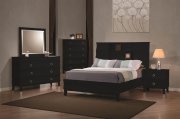 Black Finish Holland Modern Bedroom w/Options By Coaster
