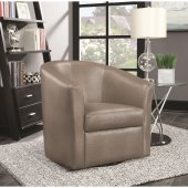 902726 Accent Chair Set of 2 in Champagne Leatherette by Coaster