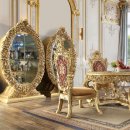 Bernadette Dining Table DN01469 in Gold by Acme w/Options