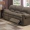 Sage Fabric Modern Motion Sofa w/Optional Loveset & Recliner
