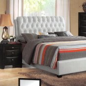 Ireland Bedroom Set 25350 by Acme w/White Upholstered Bed