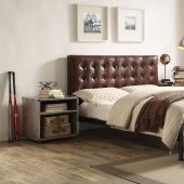 Brancaster Bed 26210 in Brown Genuine Leather w/Options
