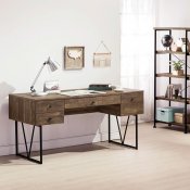 Analiese 2Pc Writing Desk Set 802999 in Rustic Oak by Coaster