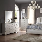 Voeville II Bedroom Set 24830 in Platinum Tone by Acme w/Options