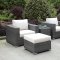 Somani CM-OS2128-27 3Pc Patio Set of 2 Chairs & End Table