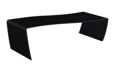 Black Glass Table on Black Glass Modern Elegant Coffee Table At Furniture Depot