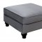 Jolanda II Sectional Sofa CM6158GY in Gray Fabric w/Options