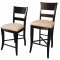 Rich Mocha Finish Counter Height Modern Dinette Table w/Options