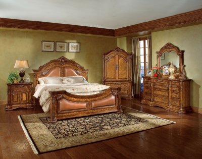 Traditional Wood Furniture on Wood Finish Elegant Traditional Bedroom W Hand Carvings At Furniture