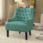 Charisma Accent Chair 1194TL in Teal Fabric by Homelegance