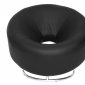 Ralph Chair in Black Leatherette by Whiteline Imports