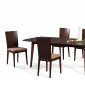 Burn Beech Modern Dining Table w/Extension & Optional Chairs