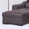 Ritz Sleeper Sectional Sofa Chocolate Brown Leather by J&M