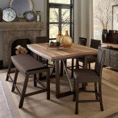 Compson Counter Ht Dining Table in Light Walnut by Homelegance