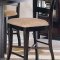 Rich Mocha Finish Counter Height Modern Dinette Table w/Options