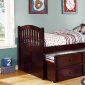 5103 Twin Captain's Bed in Java w/Trundle
