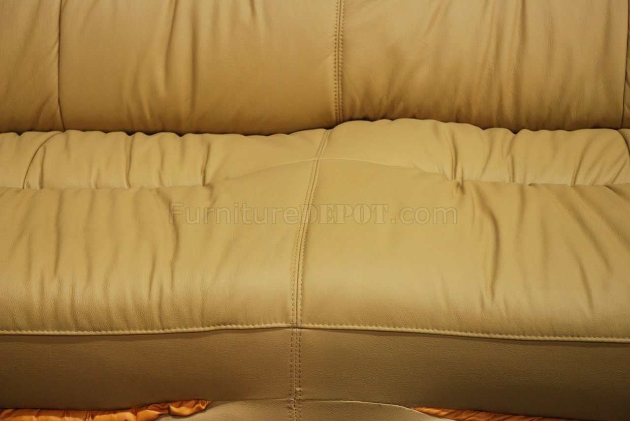 Beige Leather Modern Elegant Sofa with Curved Armrests | 1280 x 856 · 142 kB · jpeg