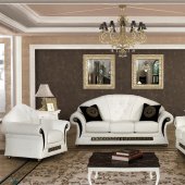 Prestige Sofa in Latte Leather by ESF w/Options