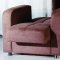 Truffle Contemporary Living Room w/Fold-Down Sofa & Storages