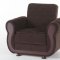 Argos Colins Brown Sofa Bed & Loveseat Set in Fabric by Istikbal