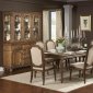 Driftwood Finish Classic Dining Table w/Extension Leaf & Options