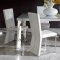 Coco White 7 Piece Set Dining Table with 6 Chairs
