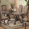 Brown Cherry Finish Traditional Dining Table w/Extension Leaf
