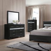 Naima Youth Bedroom Set 4Pc 25910 in Black by Acme